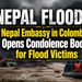 Nepal Embassy in Colombo Opens Condolence Book for Flood Victims
